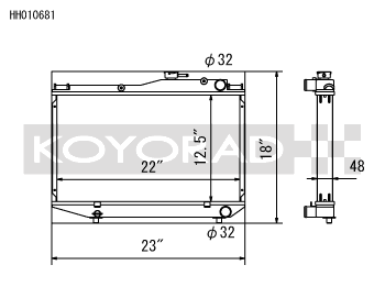 drawing for part number HH010681